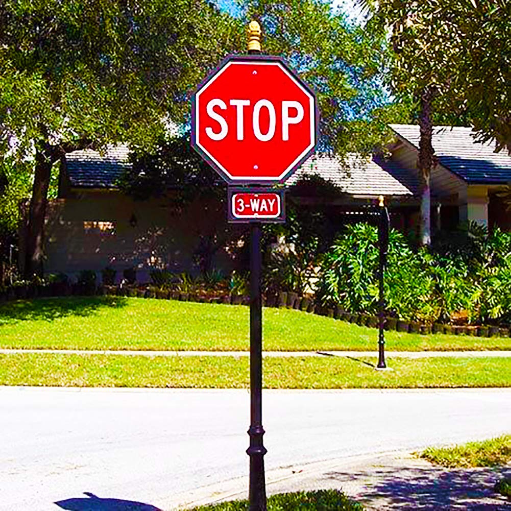 Amazon.com : Stop Sign, 24 x 24 Inches Street Road Reflective